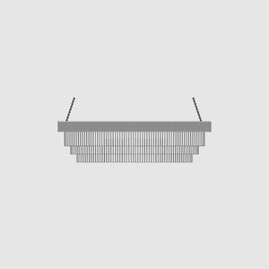 aquarelles chandelier oval - Ceiling lamp by OCHRE