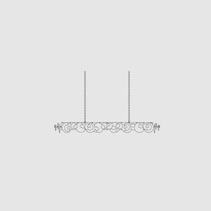 eucalyptus chandelier linear - Ceiling lamp by OCHRE