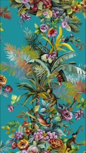 Exotic Jungle Turquoise - Wallcovering by Officinarkitettura®