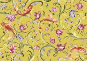 Italian Garden Yellow - Wallcovering by Officinarkitettura®