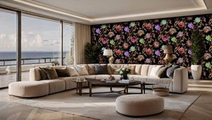 Safari Collection Secret Garden Midnight - Wallcovering by Officinarkitettura®