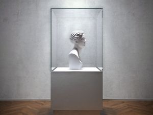 Glass display cases - Accessories by OKALUX