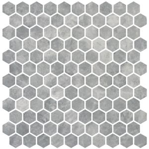 Hex Silver Matte - Wall tile-stone-brick by ONIX​