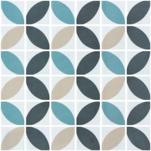 Penta Dahlia Mix Blue Matte - Mosaico Vítreo de ONIX - Accessories by ONIX​