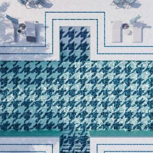 Penta Houndstooth - Mosaico Vítreo de ONIX - Accessories by ONIX​