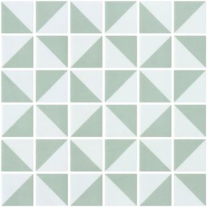 Penta Origami Sage Green Matte - Mosaico Vítreo de ONIX - Accessories by ONIX​