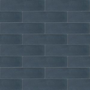 Brick S-108 Navy 2X8X3/8″ (Thin) Cement Tile - Floor tile-stone by Original Mission Tile