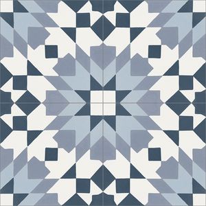 Casa Blanca Blue 03 Cement Tile - Floor tile-stone by Original Mission Tile