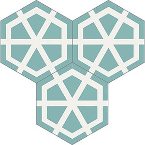 Hex Jack Cement Tile - Floor tile-stone by Original Mission Tile