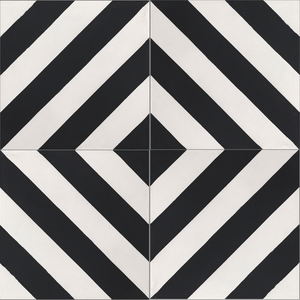 Ligne Brisse Bw 01 Cement Tile - Floor tile-stone by Original Mission Tile