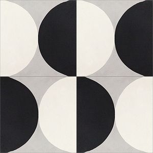 Moon Black 02 Cement Tile - Floor tile-stone by Original Mission Tile