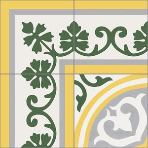 Susan Border Cement Tile - Floor tile-stone by Original Mission Tile