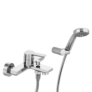 Quaranta Single Lever Bath-shower Mixer with Adjustable Shower Kit 40..105 - Tap by Paini spa Rubinetterie