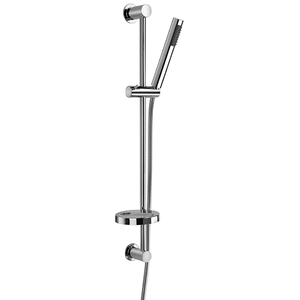 Sliding Rail P7 with Soap Dish and 1-jet Anti-limestone Handshower 50CR124-P7 - Sanitary accessories by Paini spa Rubinetterie