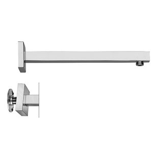 25x25 Wall Mounted Shower Arm with Strengthened Fixing - Length 300 Mm 50CR745T730BI - Shower by Paini spa Rubinetterie
