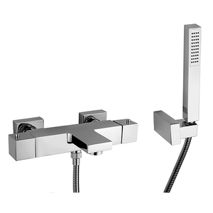 Dax R Thermostatic Bath-shower Mixer with Adjustable Shower Kit 84..105TH - Tap by Paini spa Rubinetterie
