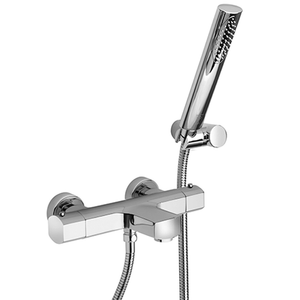 Ovo Thermostatic Bath-shower Mixer with Adjustable Shower Kit 86..105TH - Tap by Paini spa Rubinetterie