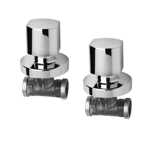 Ovo 1/2” Stop Valves, Two Pieces Set 86..400 - Sanitary accessories by Paini spa Rubinetterie