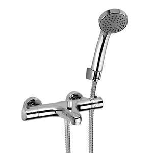 Atomix 3.0 Thermostatic Bath-shower Mixer with Fixed Shower Kit D1..100TH - Tap by Paini spa Rubinetterie
