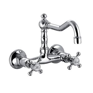 Adams Wall-mounted Sink Mixer with Swivel Spout 525060 - Tap by PALAZZANI