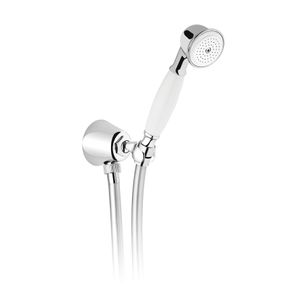 Adjustable Brass Shower Support with Dispenser, 1.5m Flexible Hose and Ø 55mm ABS Shower Head 9910H5 - Shower by PALAZZANI