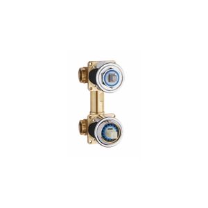 Unique, Built-in Body for Single-lever Multi-function Shower Mixer with 2-outlet Diverter and Ceramic Discs 992739 - Tap by PALAZZANI