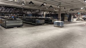 NEW FLOORING FOR A SUPERMARKET IN BARNTRUP - Accessories by Pave and Go