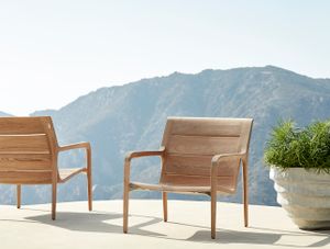 Neo-classic Lounge Chair | Perennials Fabrics - Armchair by Perennials