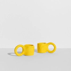 Donut Set of 2 espresso - Lemon - Styling by Petite Friture