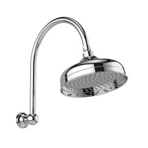Cromford High-Rise Shower Arm and Rose 210mm - Shower by Phoenix Tapware
