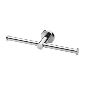 Radii Double Toilet Roll Holder Round Plate - Toilet seat by Phoenix Tapware