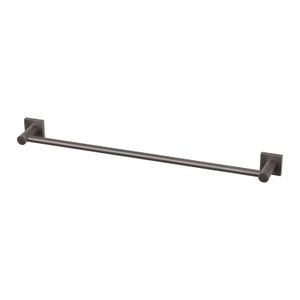 Radii Single Towel Rail 600mm Square Plate - Sanitary accessories by Phoenix Tapware