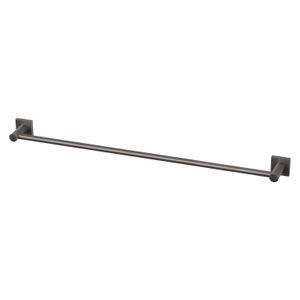 Radii Single Towel Rail 800mm Square Plate - Sanitary accessories by Phoenix Tapware