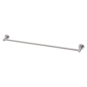 Radii SS 316 Single Towel Rail 800mm Round Plate - Sanitary accessories by Phoenix Tapware