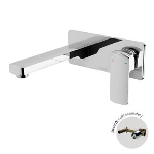 Teva Wall Basin / Bath Mixer Set 200mm (Trim Kit Only) - 6 Star - Lead Free - Tap by Phoenix Tapware