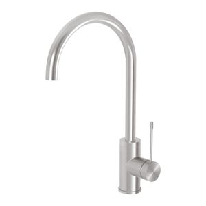 Vivid Slimline SS 316 Sink Mixer 200mm Gooseneck - Lead Free - Tap by Phoenix Tapware