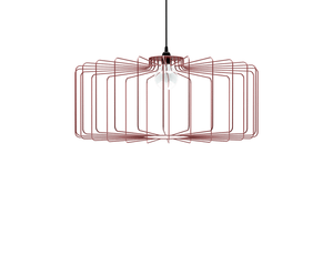 LUI painted steel chandelier | PIPEDESIGN PURESHAPE - Ceiling lamp by Pipedesign