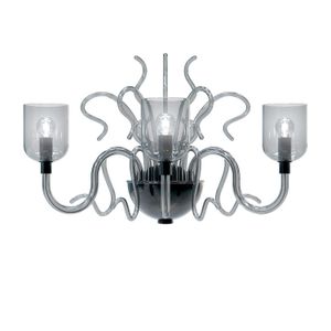 Murano Glass Contemporary Blown Applique | 3 Lights | PIUMATI.com - Wall lamp by PIUMATI Murano Glass