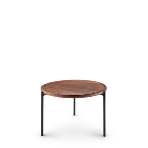 SAVOYE table - Oak smoke stained oiled - ø60x42 cm - Table by PLEASE WAIT to be SEATED