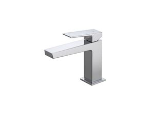Basin Mixer Square Washbasin Silver Chrome - Tap by Porcelanosa