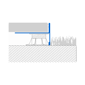BORDERTEC SBR Edging profiles for balconies and patios - Accessories by Profilitec