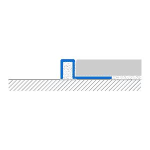 CUBETEC CU: Transition trims for floors with the same height - Accessories by Profilitec