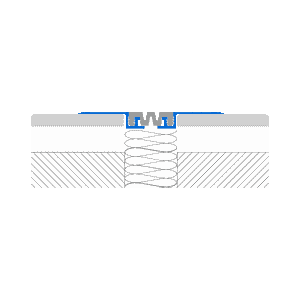JOINTEC GD joints with supporting structure in aluminium and rubber - Accessories by Profilitec
