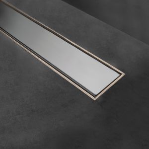 Linear drain frames of the Showertec Linear system - Accessories by Profilitec