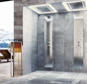 PP Drain Aqua - Shower drain base with direct drainage - Shower panel by Profilpas