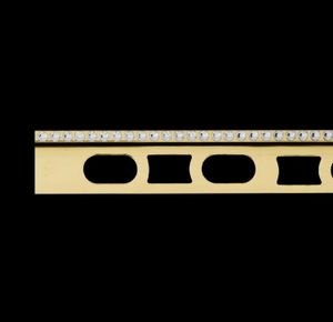 Cerfix Prodecor C Design - 24K gold-plated brass profiles with crystals from Swarovski® - Accessories by Profilpas