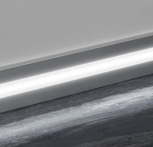 Prolight Metal Line 89 - Aluminium skirting board - Finishes accessories by Profilpas