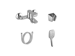CL 022.00CR.+S Wall-Mounted Bathtub Tap with Shower Set, chrome - Ceiling Paint by Ravak