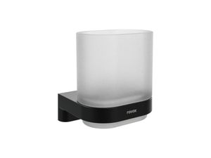 CR II 210.20BLM Holder with Cup, matt black - Ceiling Paint by Ravak
