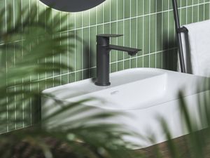 PN 014.20BLM Deck-Mounted Washbasin Tap, 165 mm, without Pop-Up Waste, matt black - Ceiling Paint by Ravak